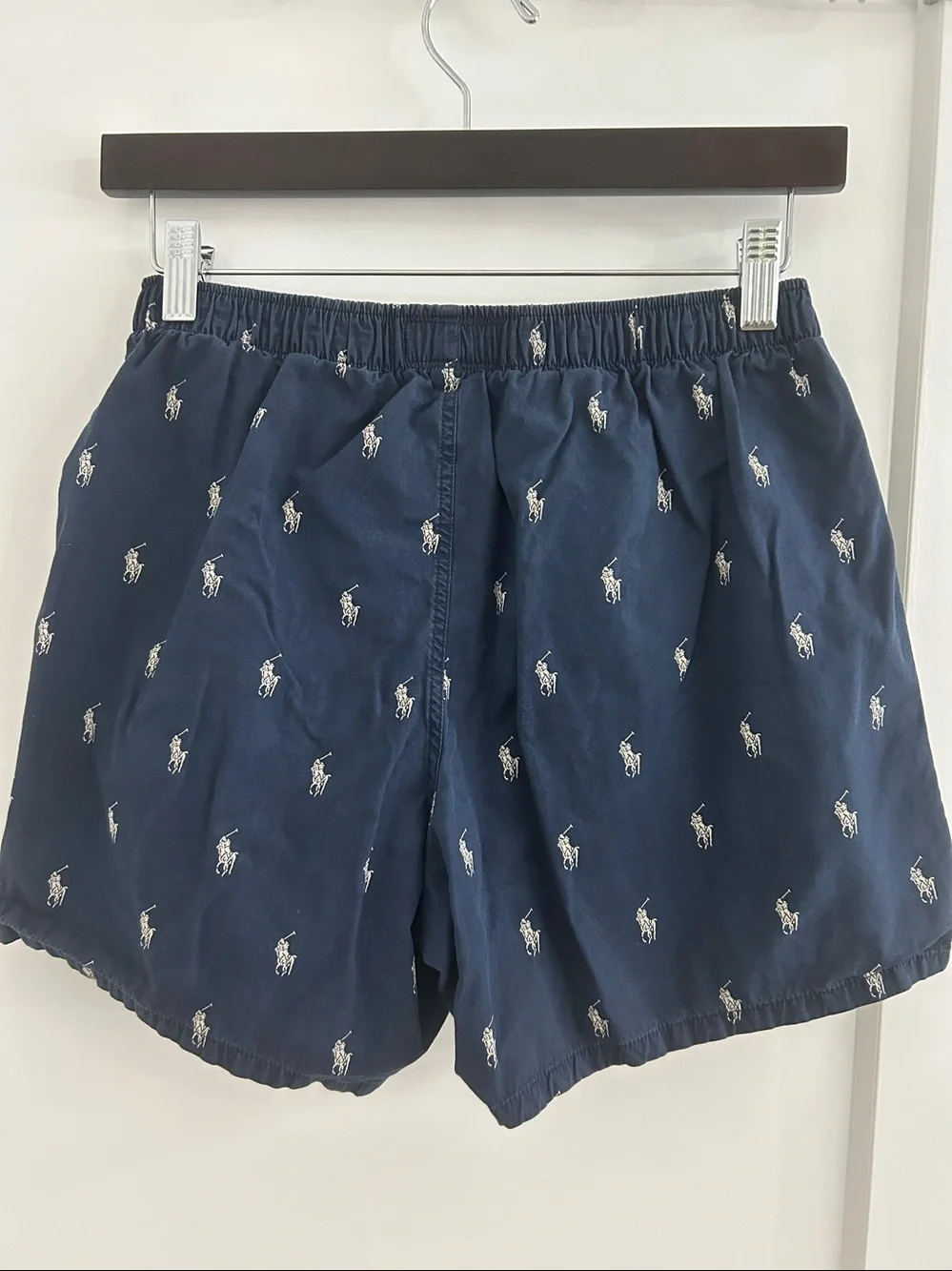 Classic Woven Cotton Polo Pony Boxer |Size Small
